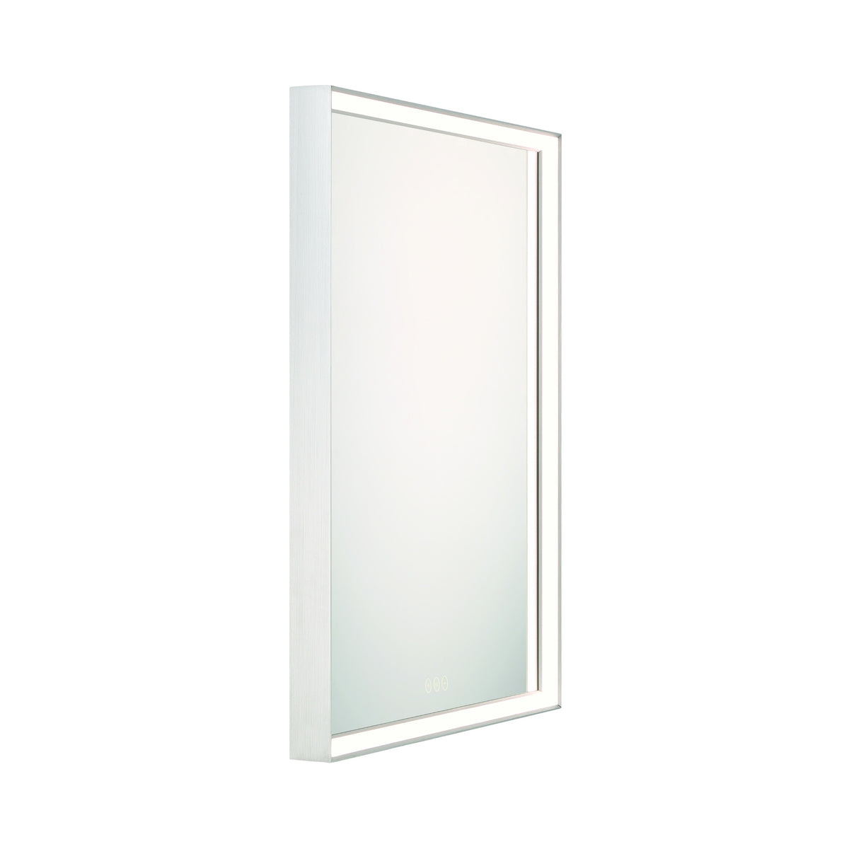 Miroir éclairant Nixon Argent anodisé, 32" – vue 3