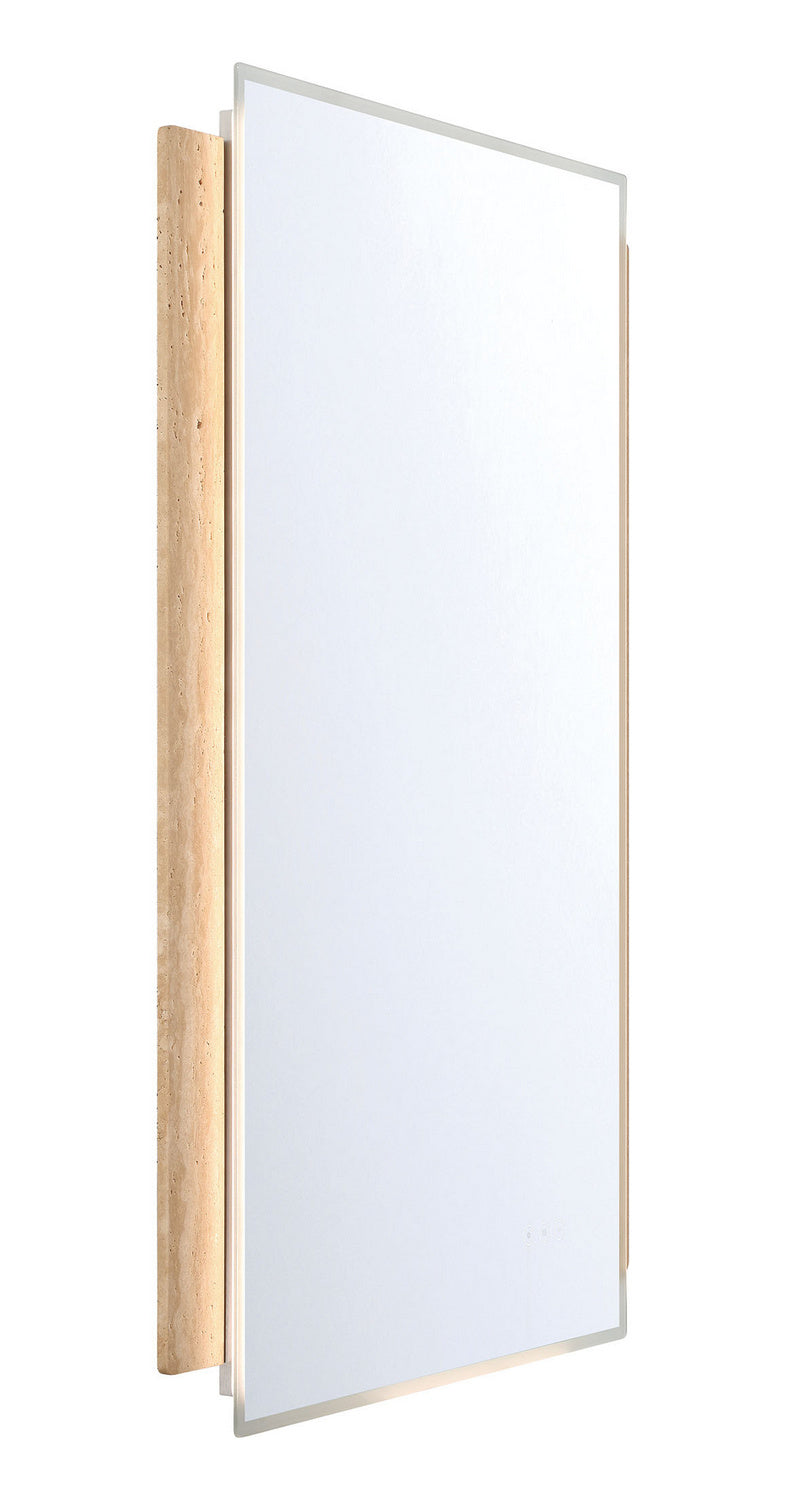 Miroir éclairant Sadona Travertin – vue 2
