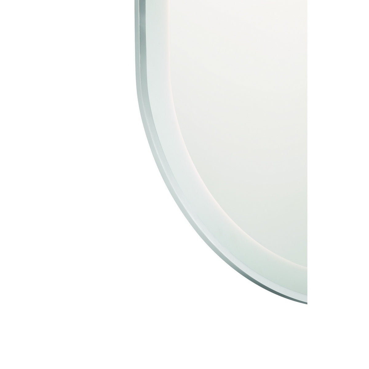Miroir éclairant Sara Argent mat, 36" – Eurofase