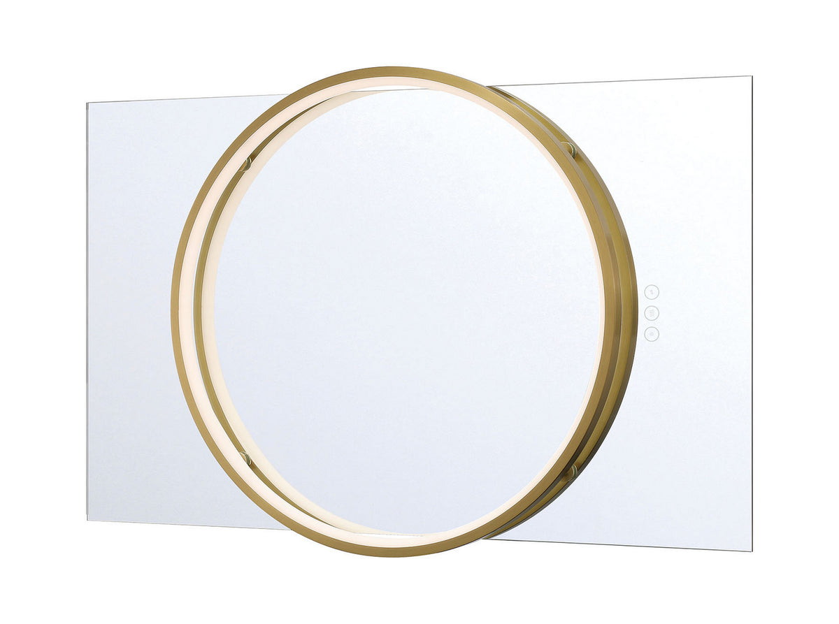 Miroir éclairant Trails Or, 24" – vue 4