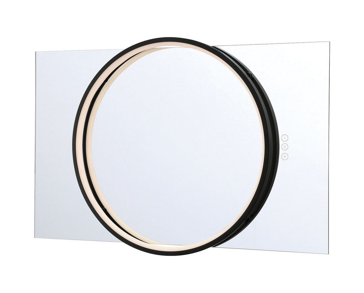 Miroir éclairant Trails Noir mat, 24" – vue 4