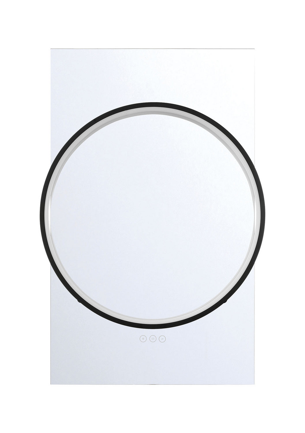 Miroir éclairant Trails Noir mat, 24" – vue 5