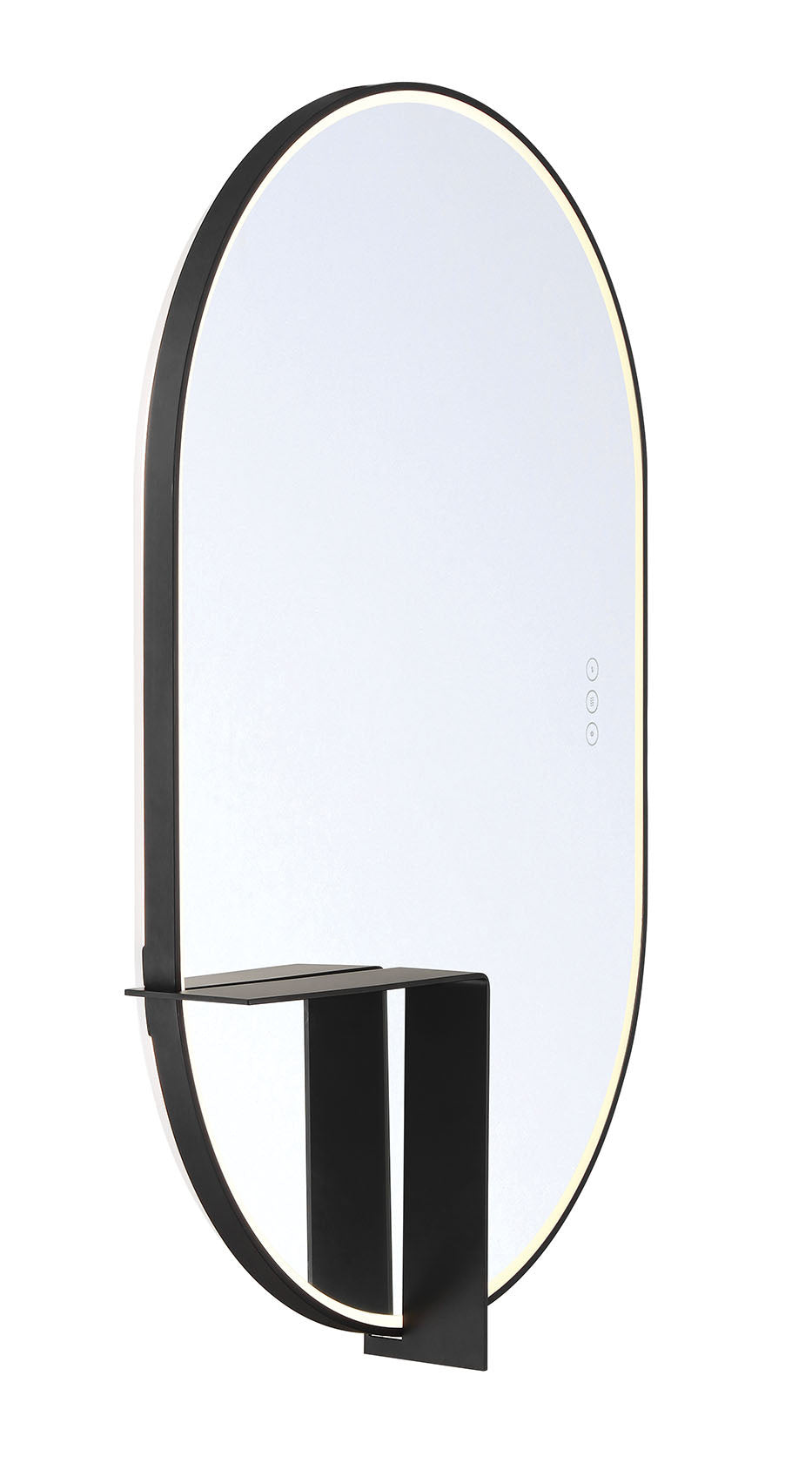 Miroir mural Linden Noir mat, 36" – vue 3