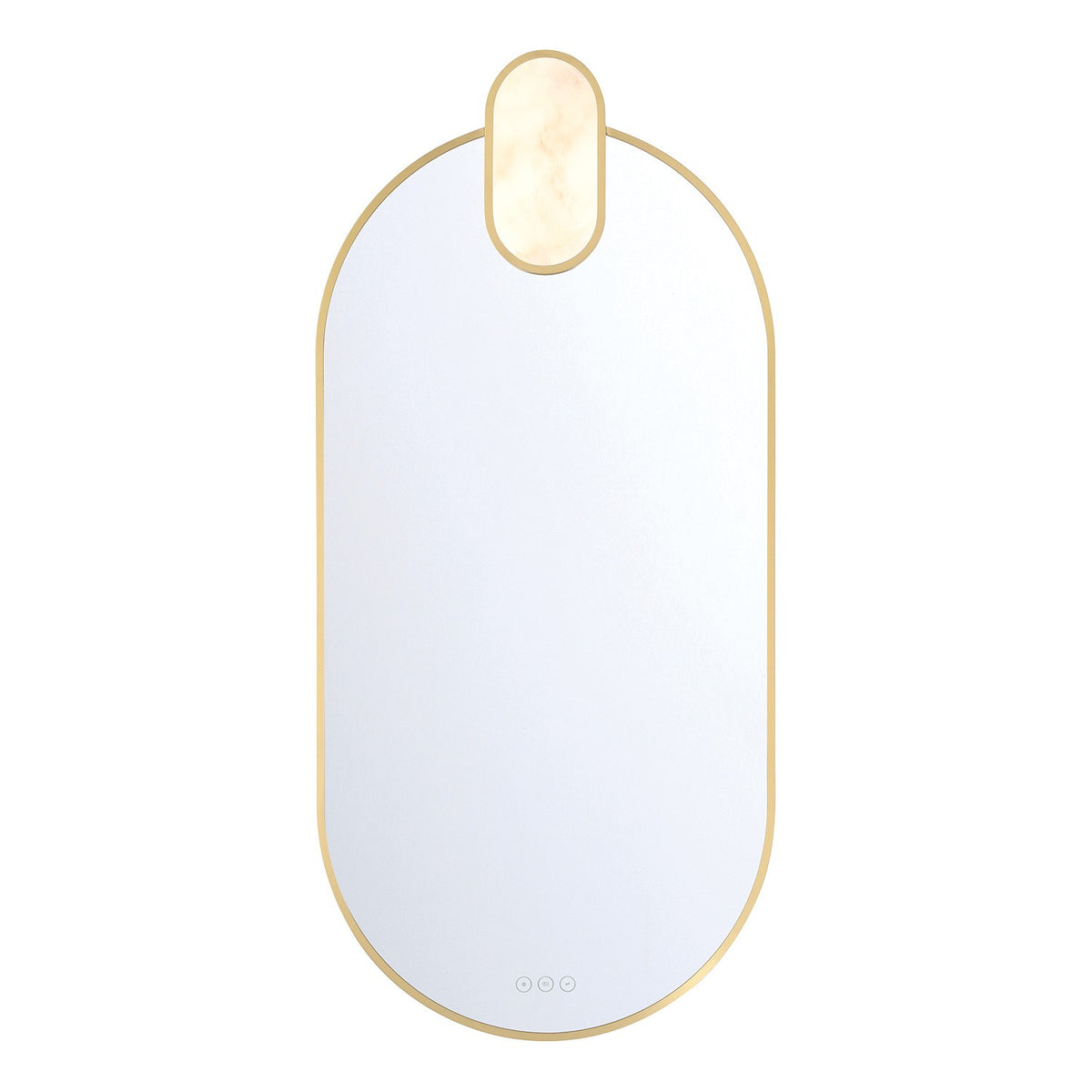 Miroir mural Mrissa Or, 45" – Eurofase