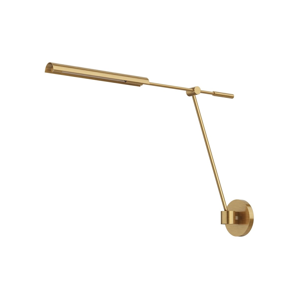 Murale à bras Astrid - Abat - jour en métal / laiton vintage by Alora Lighting | Luminaires & cie