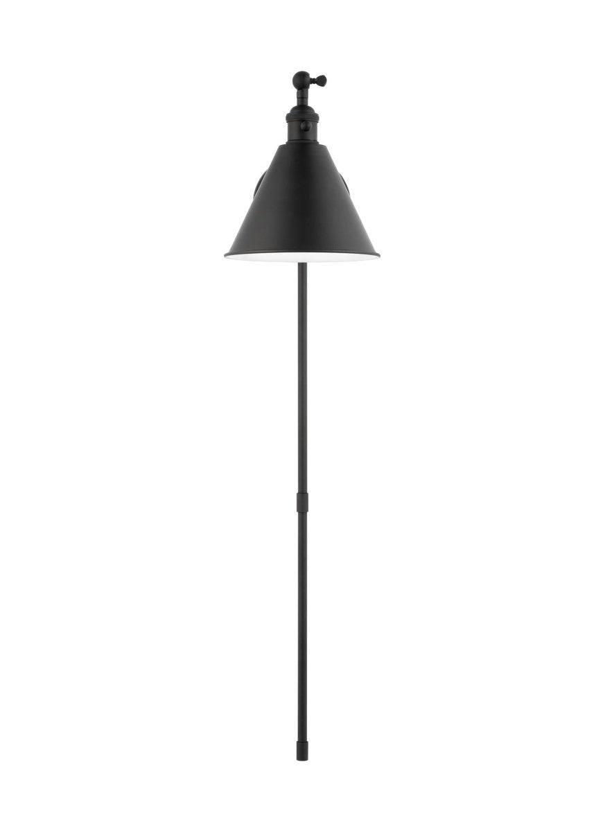 Murale à bras Salem - Noir de minuit Ampoules non - incluses 17" by Visual Comfort Studio | Luminaires & cie