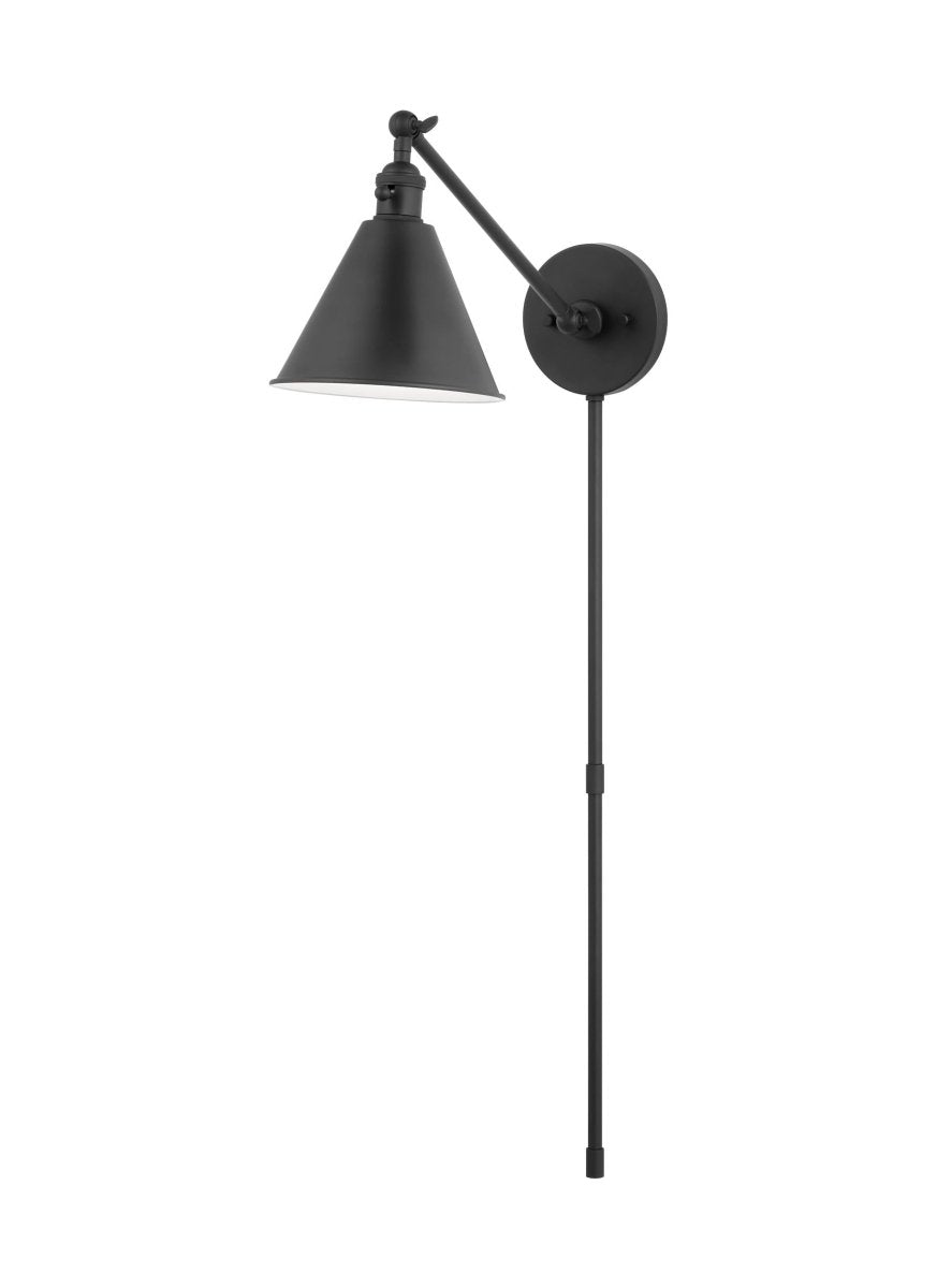 Murale à bras Salem - Noir de minuit Ampoules DEL incluses 17" by Visual Comfort Studio | Luminaires & cie