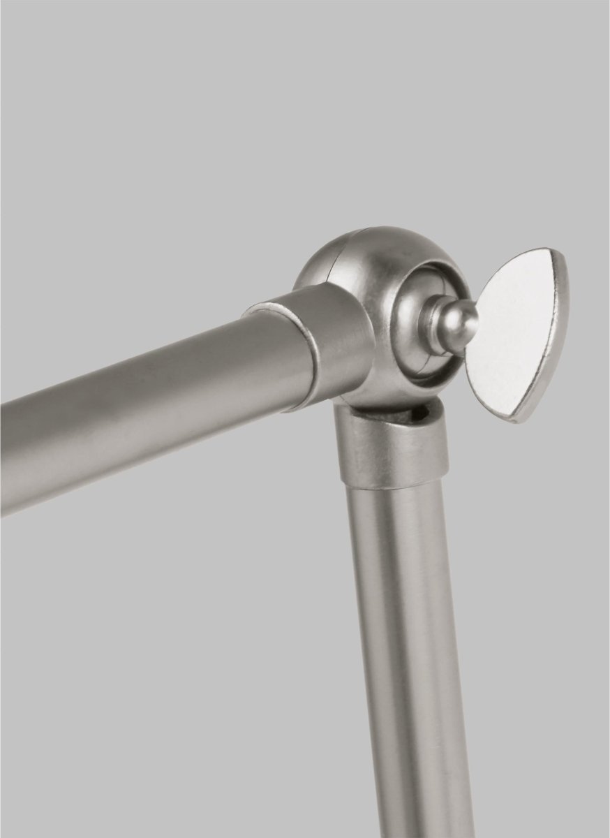 Murale à bras Salem - Nickel brossé Ampoules DEL incluses 28" by Visual Comfort Studio | Luminaires & cie