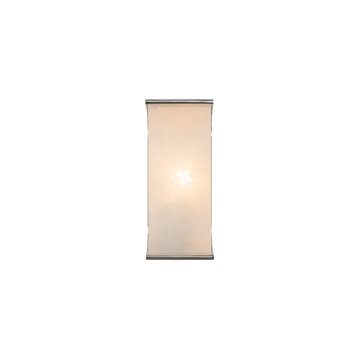 Murale Abbott - Nickel / albâtre poli 10" by Alora Lighting | Luminaires & cie