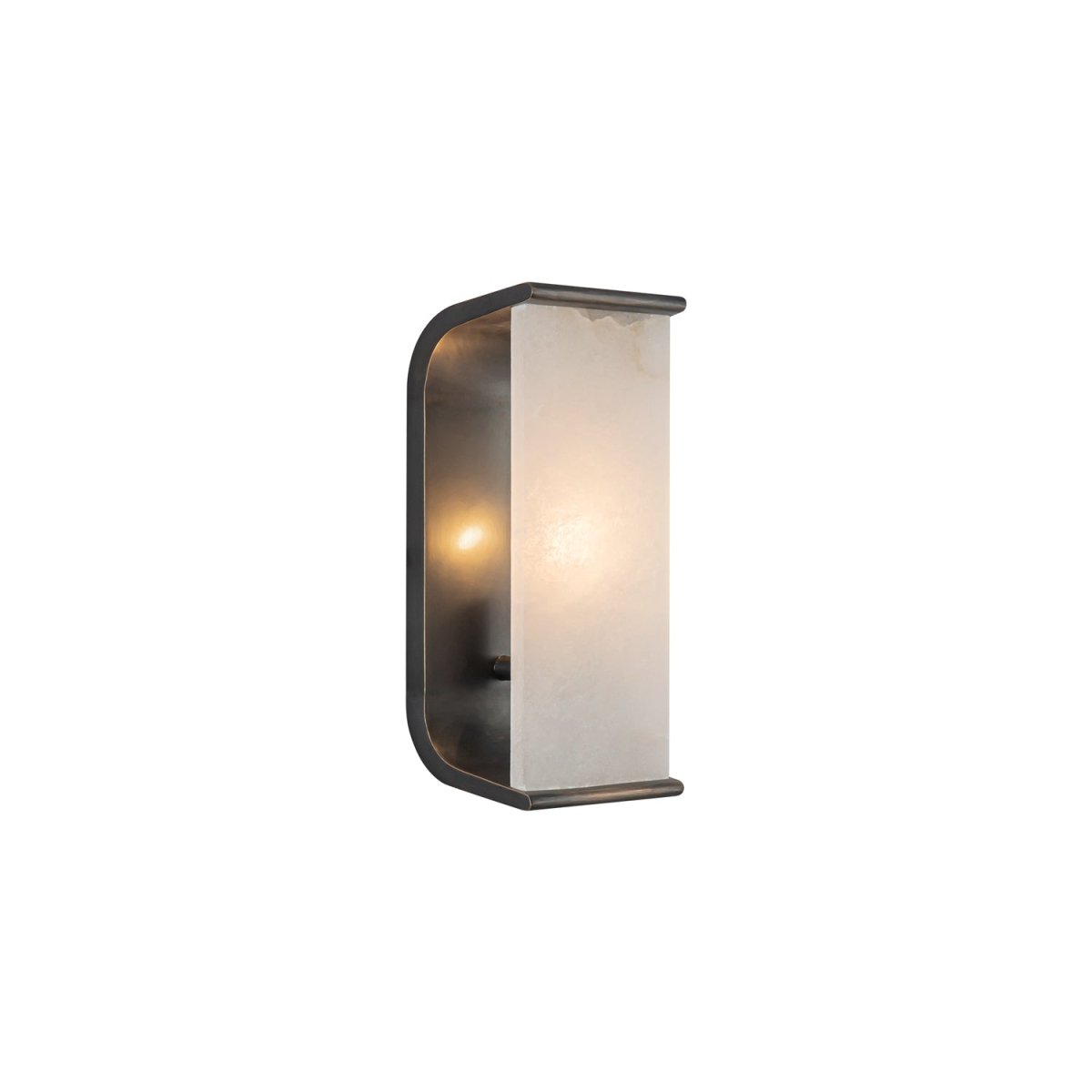 Murale Abbott - Bronze / Albâtre urbain 10" by Alora Lighting | Luminaires & cie