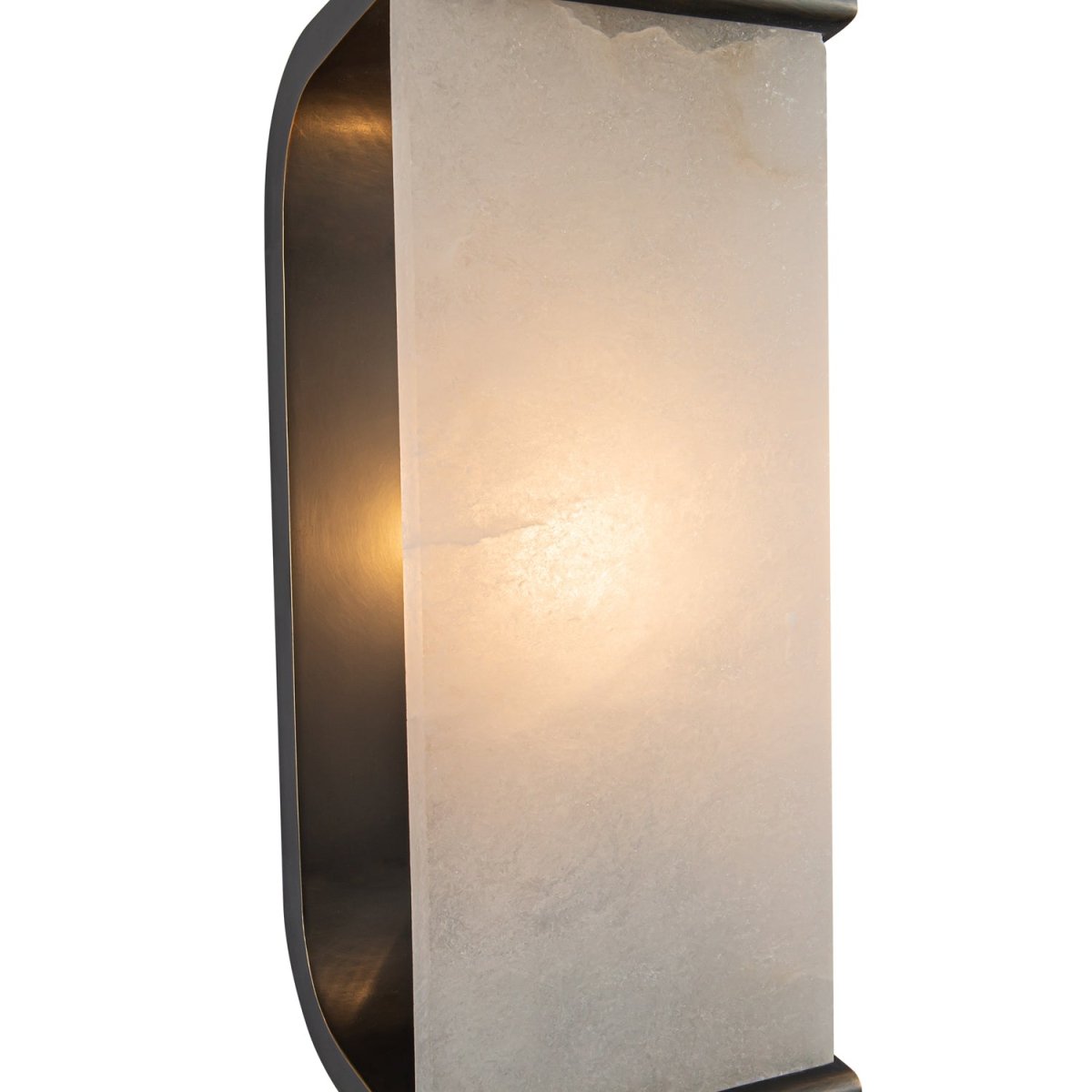 Murale Abbott - Bronze / Albâtre urbain 10" by Alora Lighting | Luminaires & cie