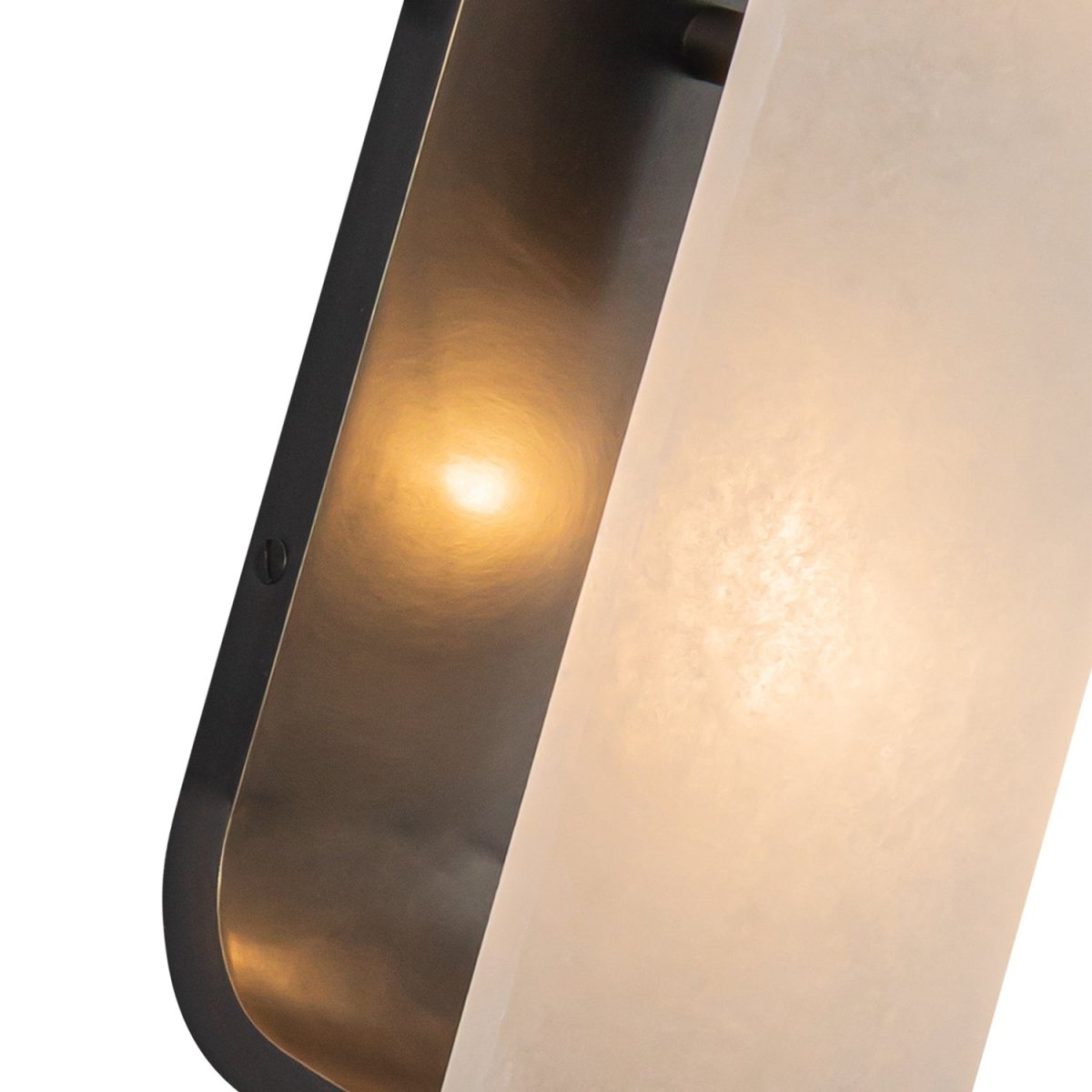 Murale Abbott - Bronze / Albâtre urbain 15" by Alora Lighting | Luminaires & cie