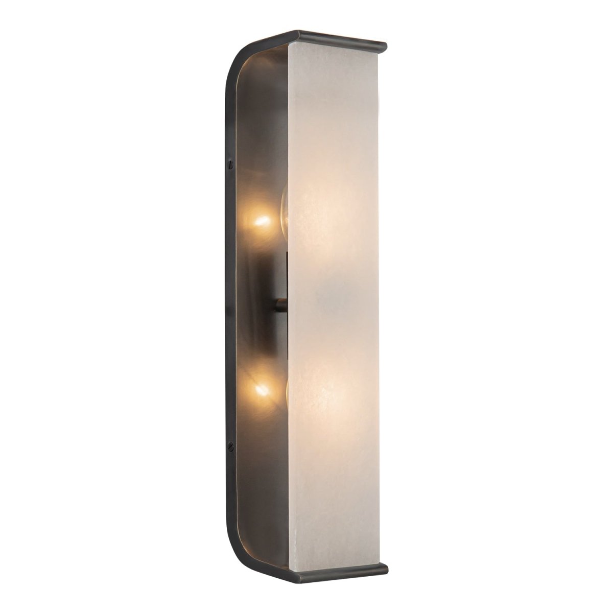 Murale Abbott - Bronze / Albâtre urbain 18 3/4" by Alora Lighting | Luminaires & cie