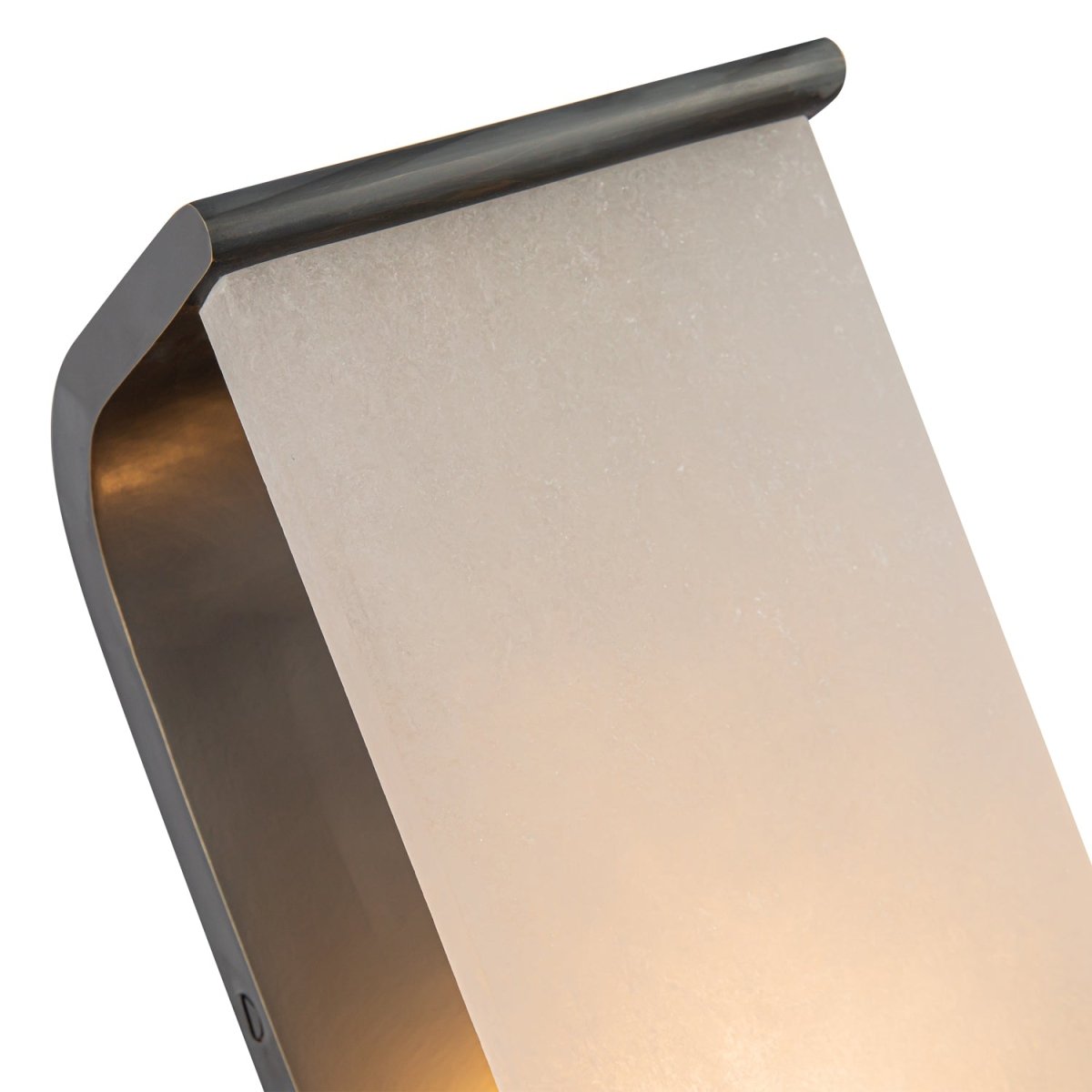Murale Abbott - Bronze / Albâtre urbain 18 3/4" by Alora Lighting | Luminaires & cie