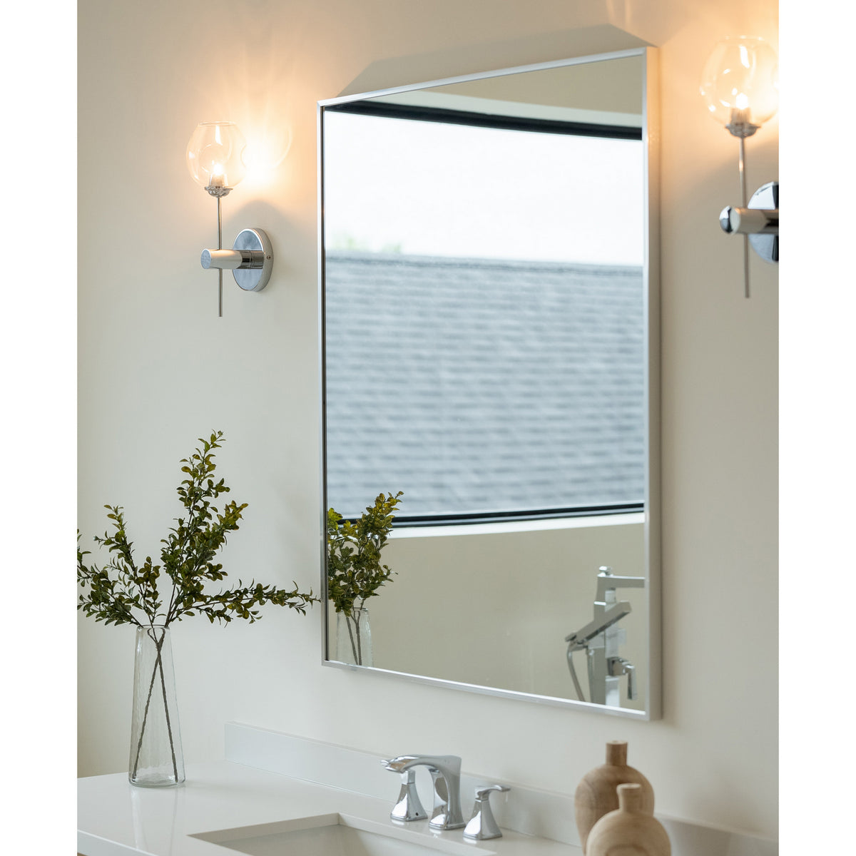 Applique murale Abii Chrome poli – vue 2