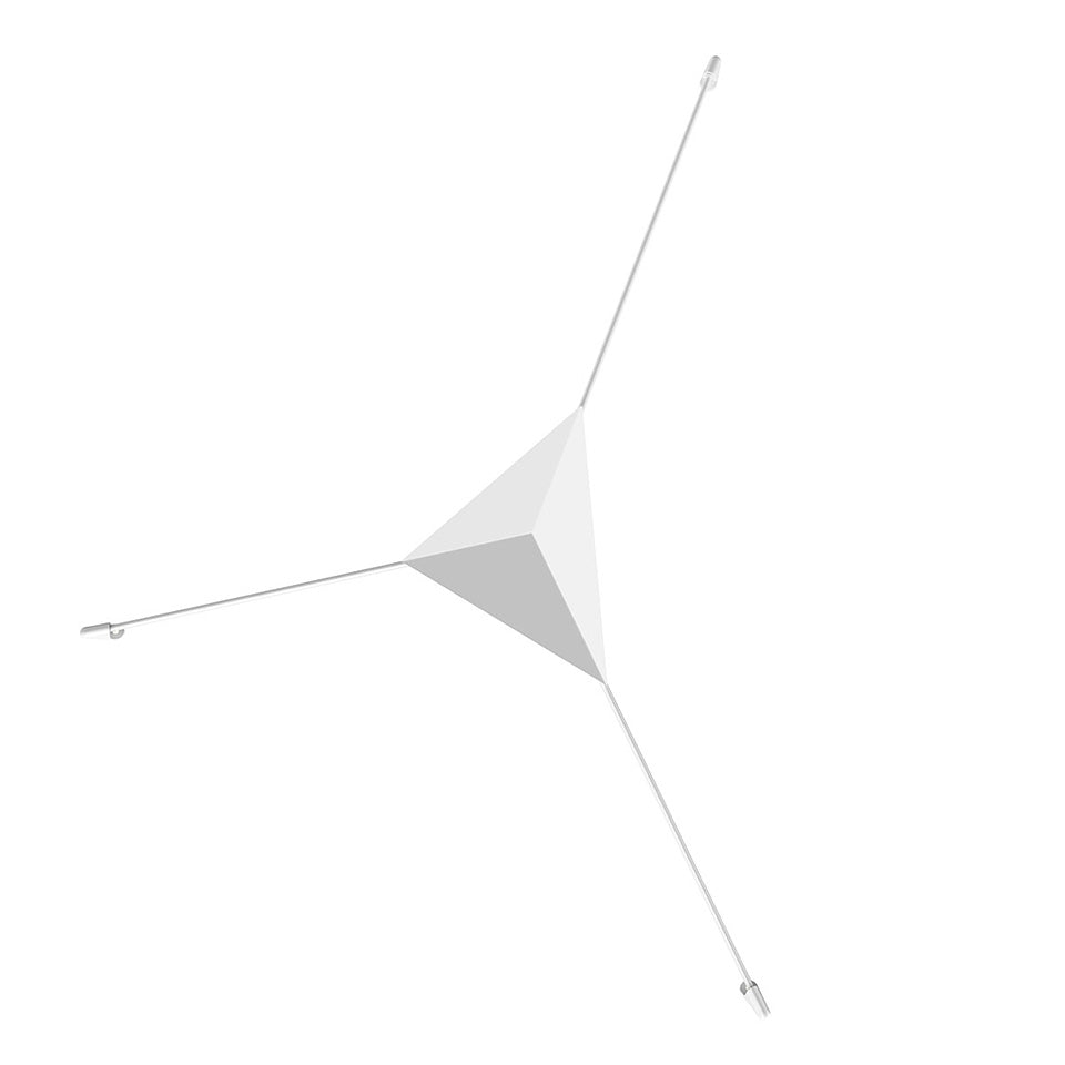 Murale Abstract - Medium Blanc satiné by Sonneman | Luminaires & cie