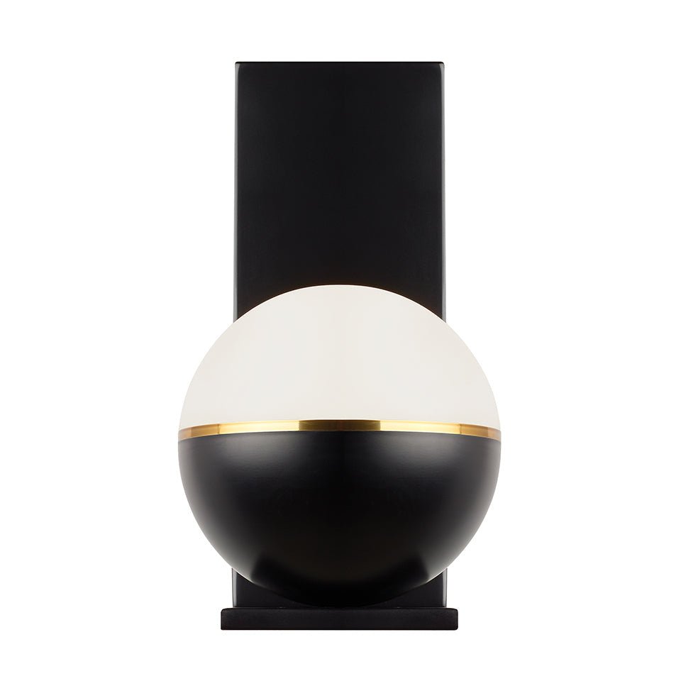 Murale Akova - Noir mat/Laiton vieilli by Tech Lighting | Luminaires & cie