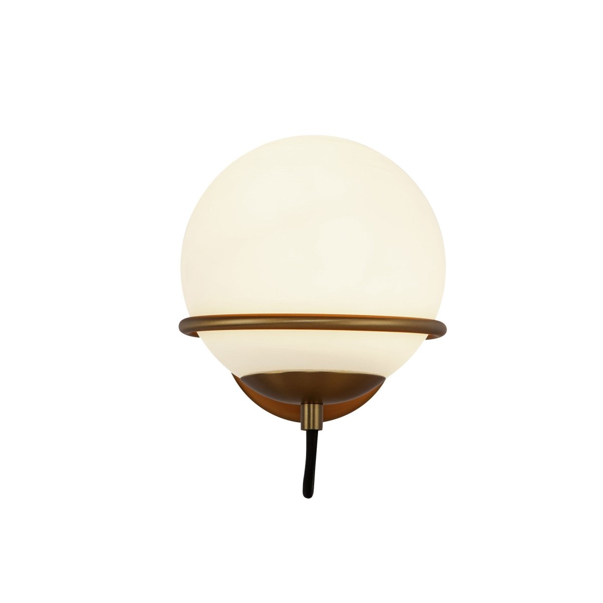 Murale Alba - Verre d'or / opale âgé 6 1/2" by Alora Lighting | Luminaires & cie