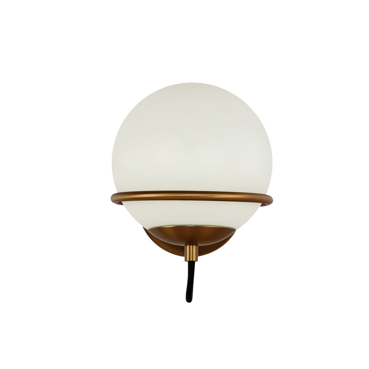 Murale Alba - Verre d'or / opale âgé 6 1/2" by Alora Lighting | Luminaires & cie