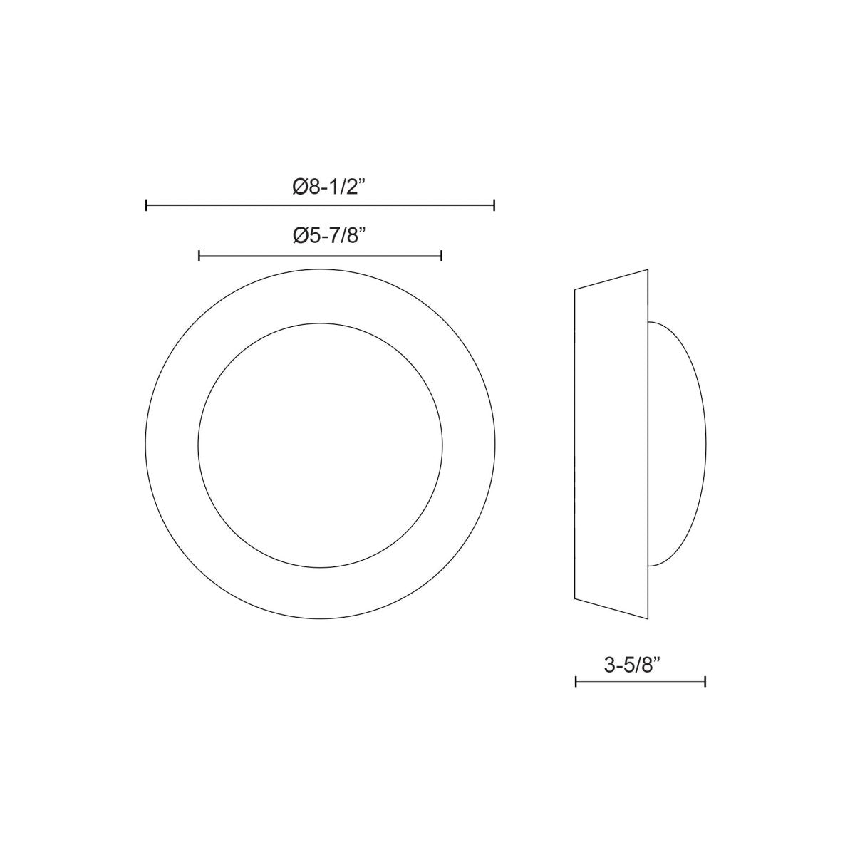 Murale Alonso - Bronze urbain 8 1/2" by Alora Lighting | Luminaires & cie