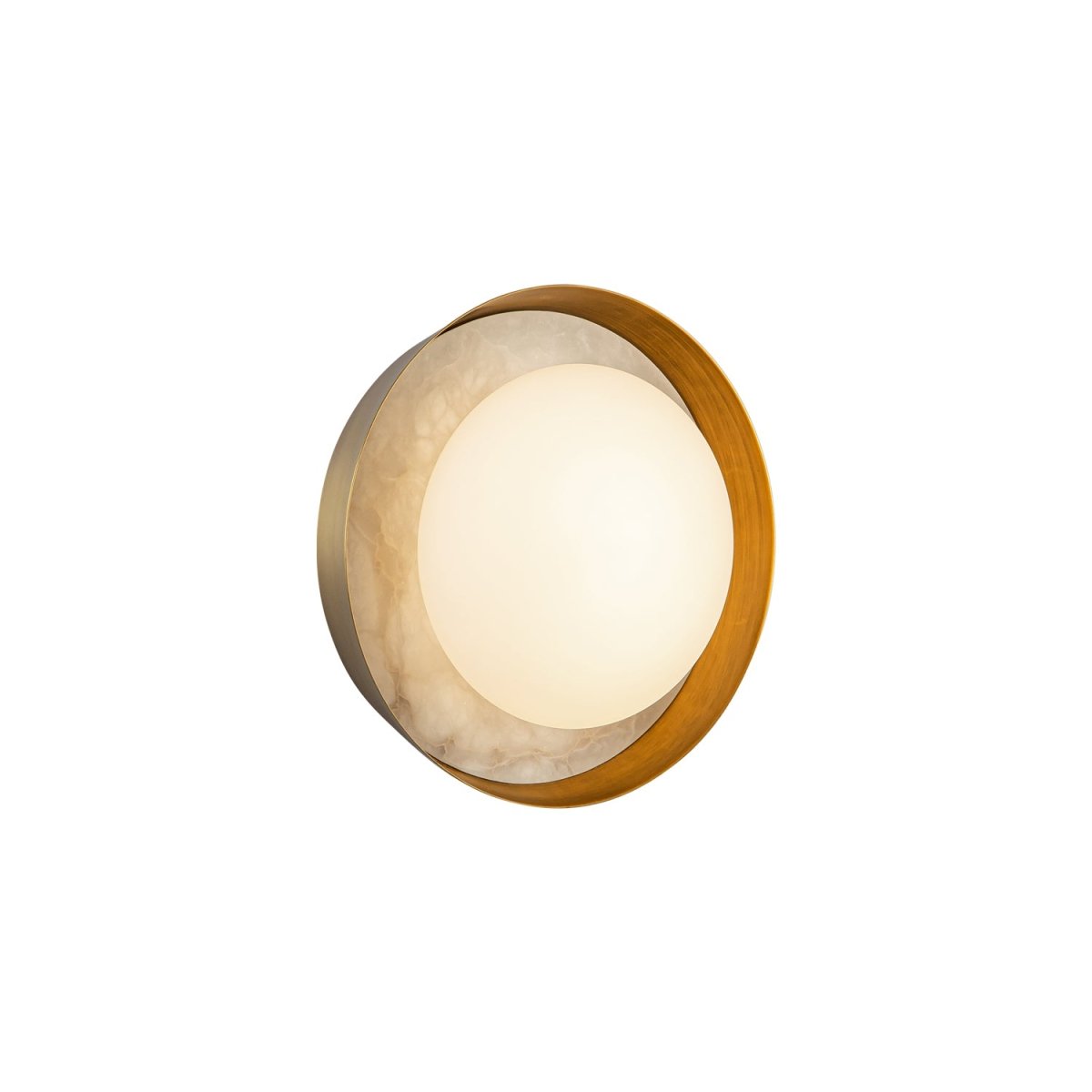 Murale Alonso - Laiton vintage 8 1/2" by Alora Lighting | Luminaires & cie