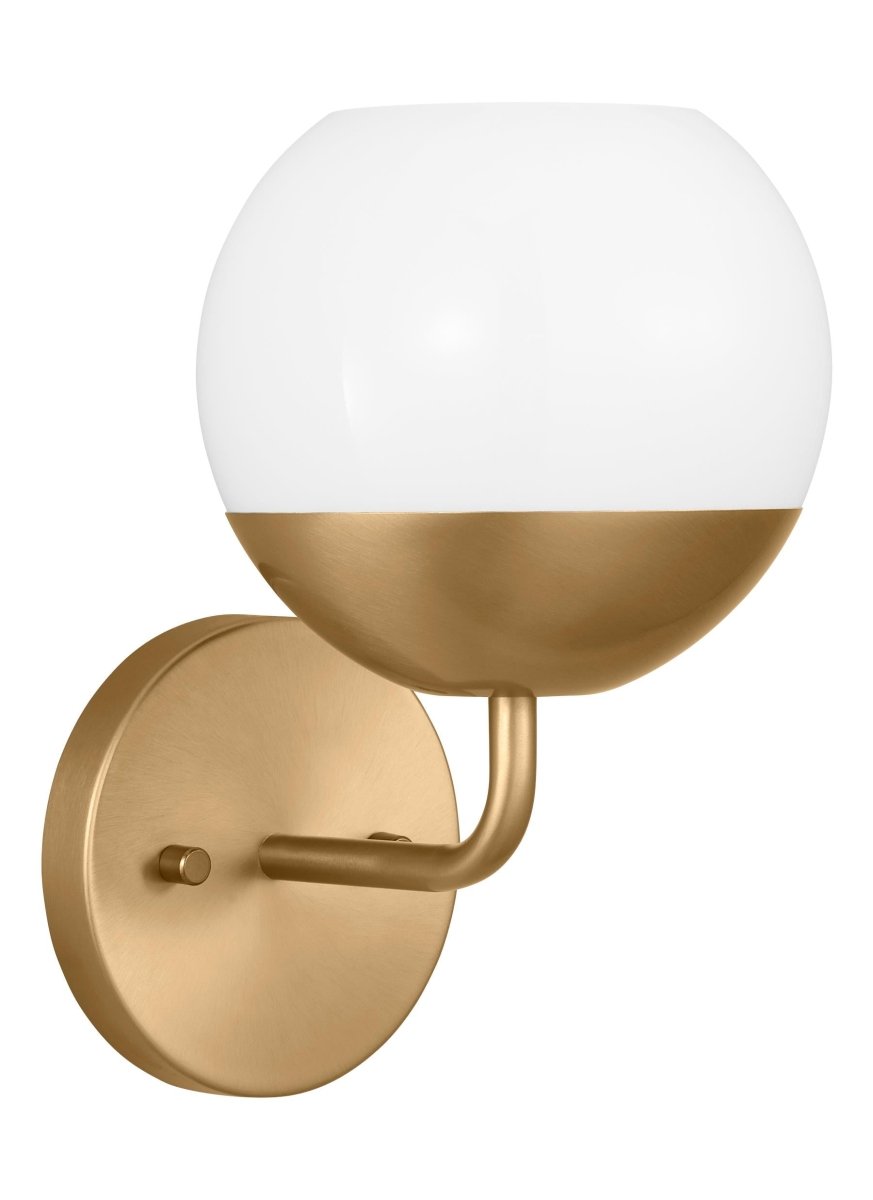 Murale Alvin - Laiton satiné Ampoules non - incluses by Visual Comfort Studio | Luminaires & cie
