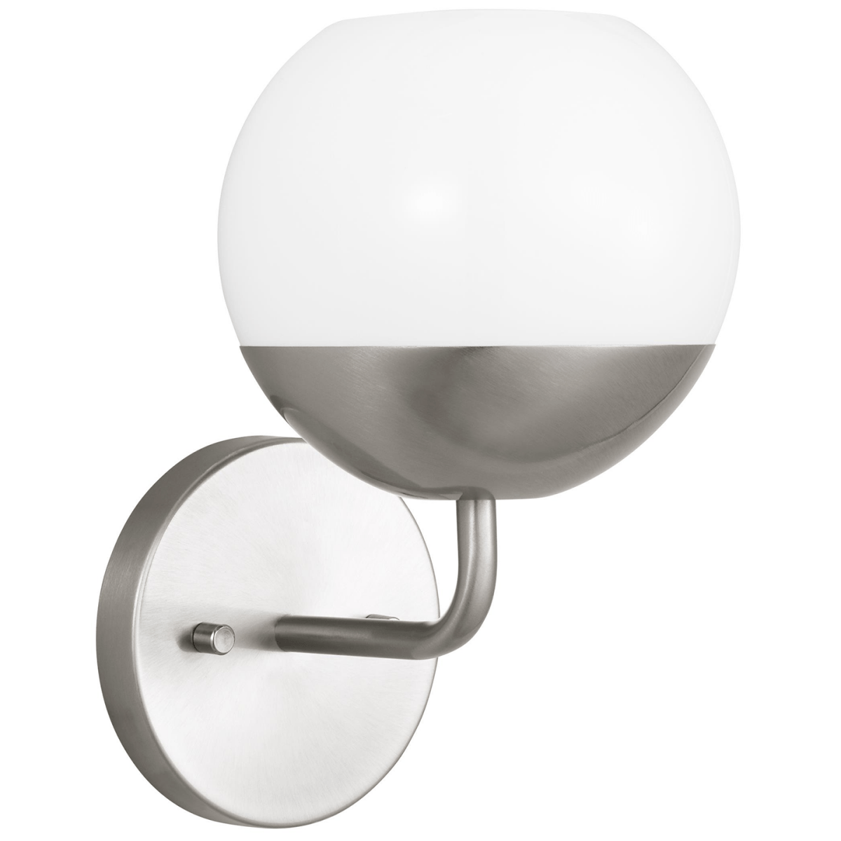 Murale Alvin - Nickel brossé Ampoules DEL incluses by Visual Comfort Studio | Luminaires & cie