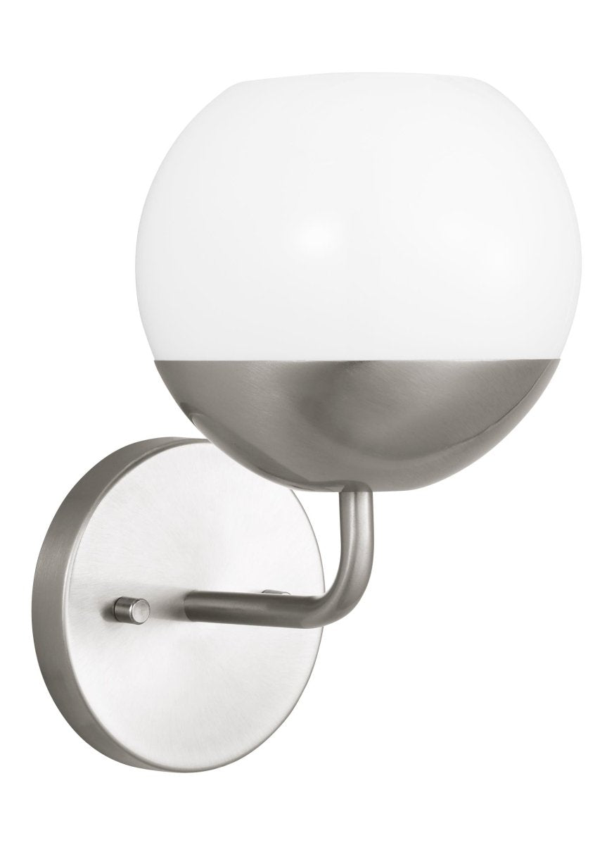 Murale Alvin - Nickel brossé Ampoules DEL incluses by Visual Comfort Studio | Luminaires & cie
