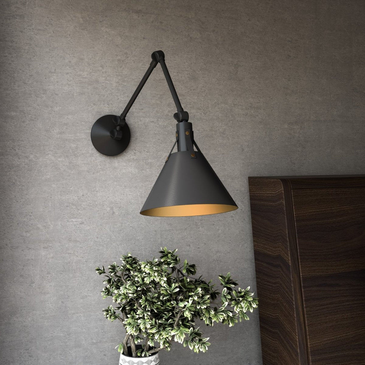 Murale Archer - Noir mat by Alora Lighting | Luminaires & cie