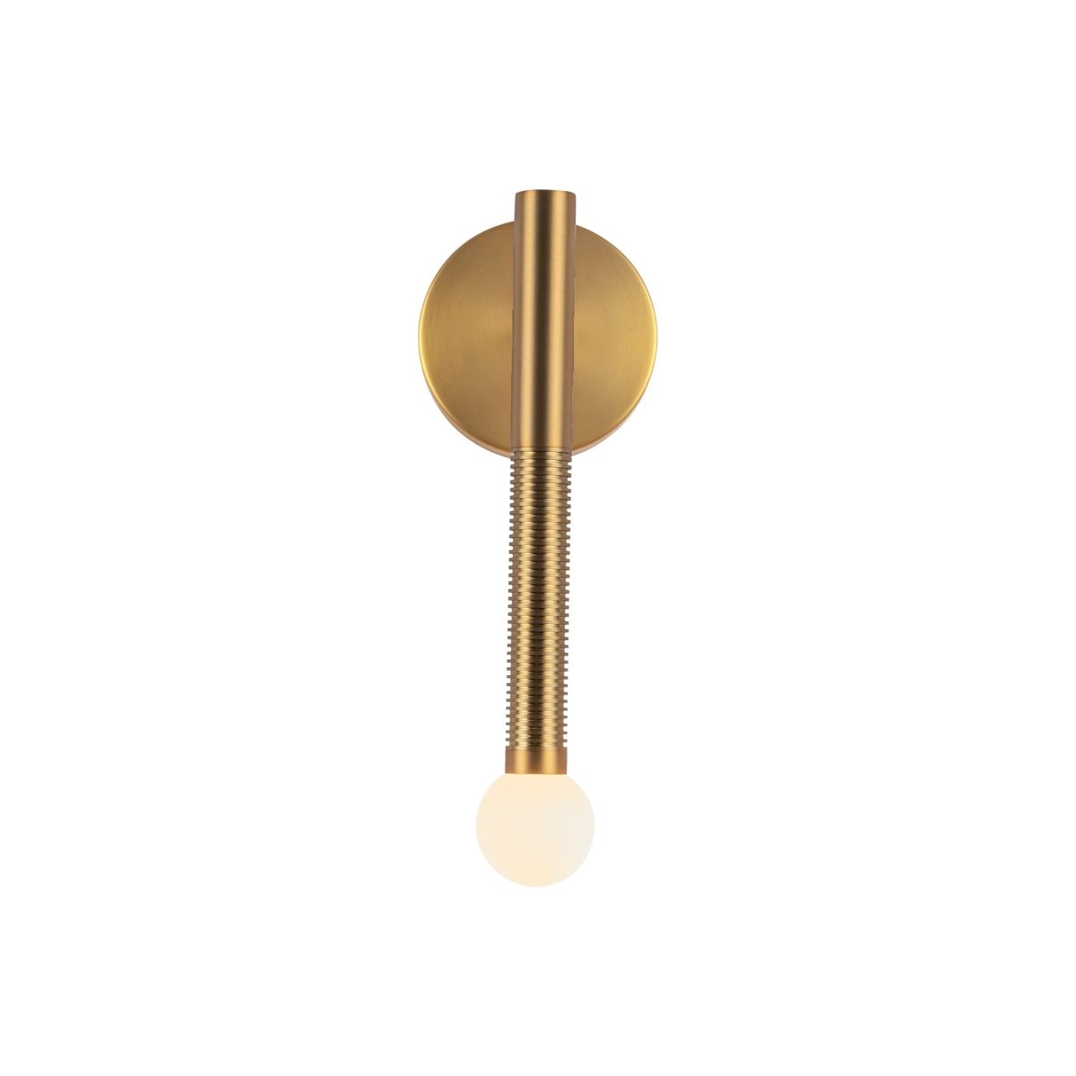 Murale Arden - Gold - or / Verre d'Opale 2 3/8" 14" by Alora Lighting | Luminaires & cie