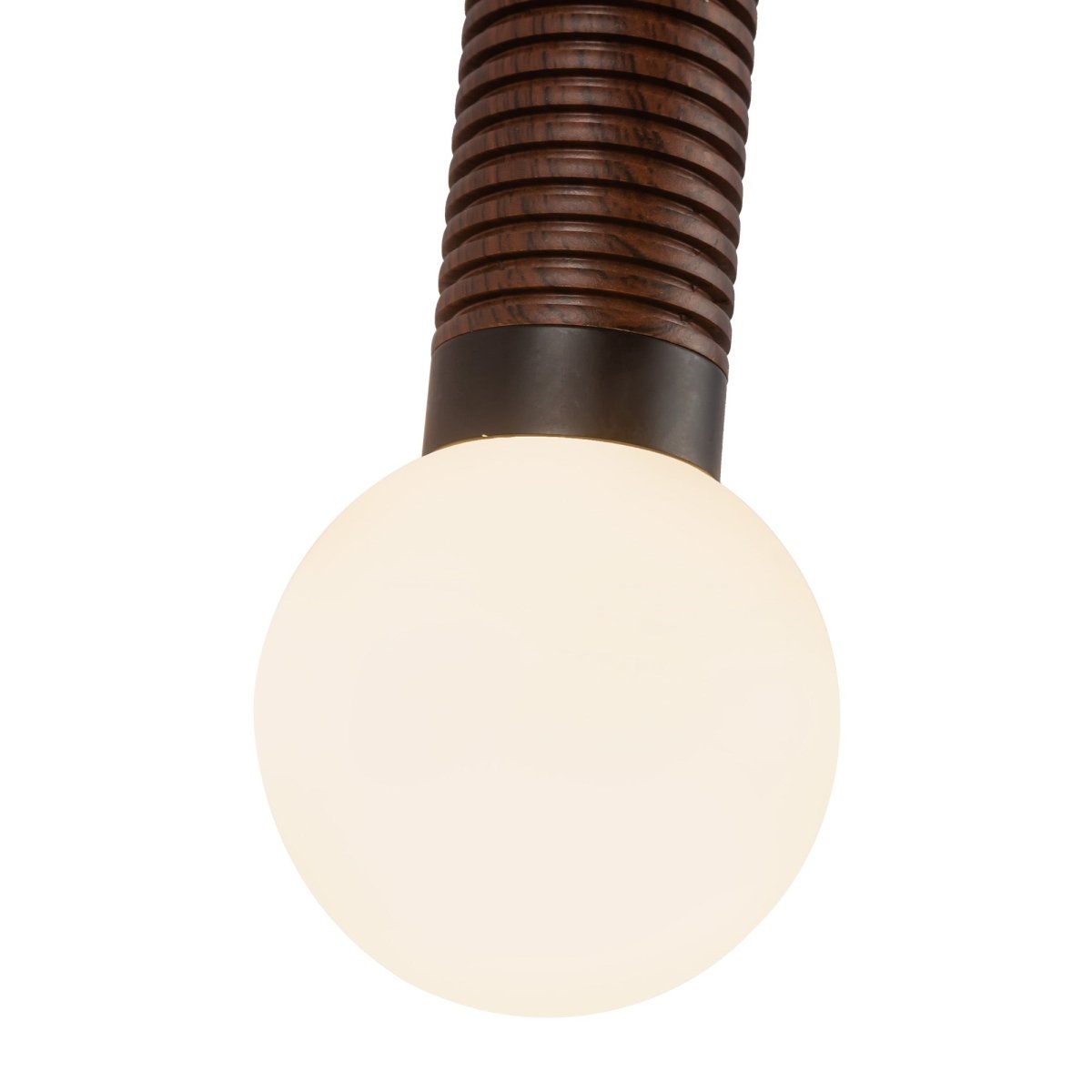 Murale Arden - Verre noir / opale mat 2 3/8" 14" by Alora Lighting | Luminaires & cie