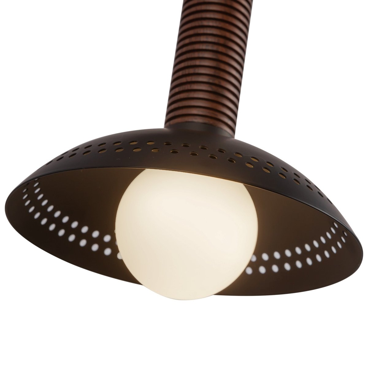 Murale Arden - Verre noir / opale mat 6" 14" by Alora Lighting | Luminaires & cie