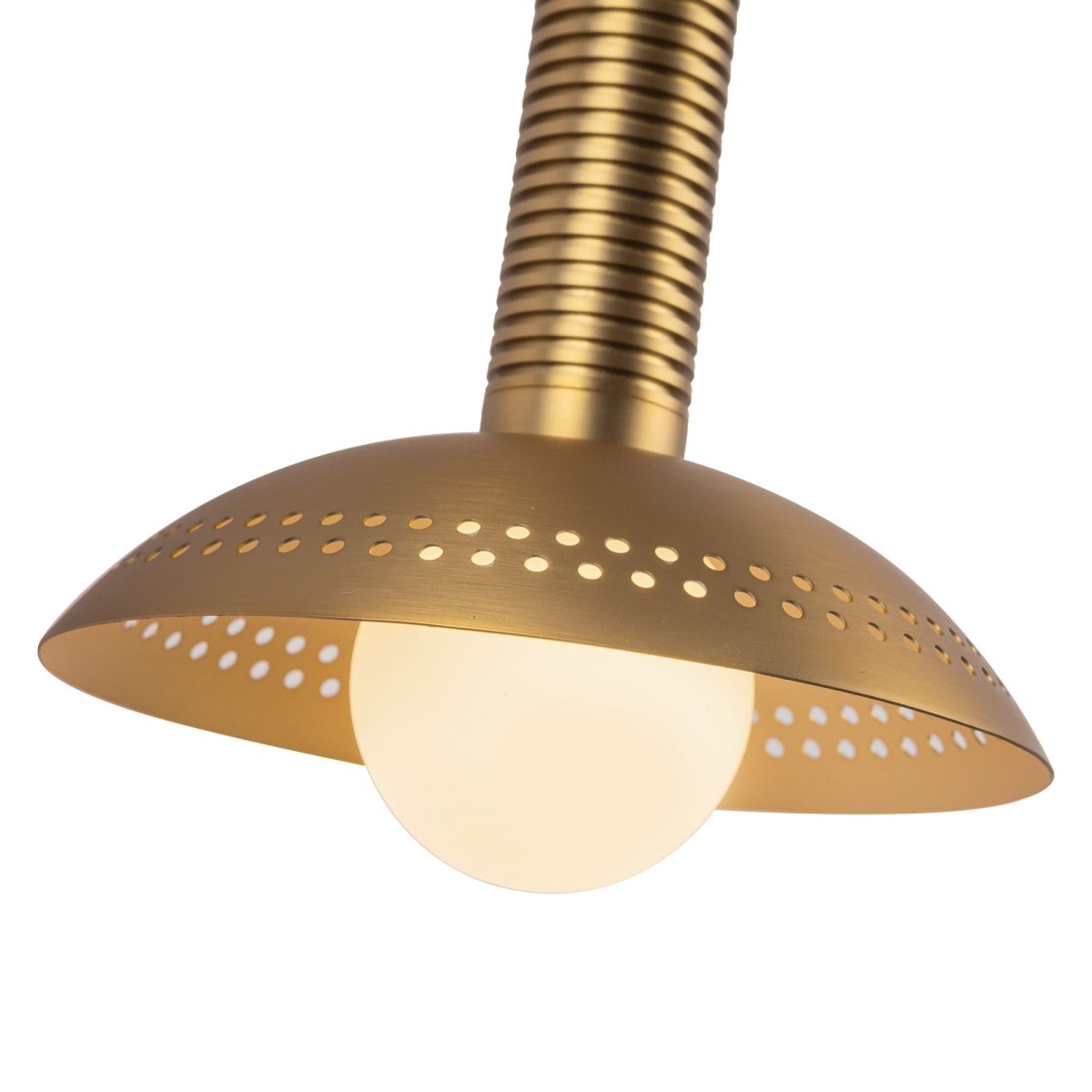 Murale Arden - Gold - or / Verre d'Opale 6" 22 1/2" by Alora Lighting | Luminaires & cie