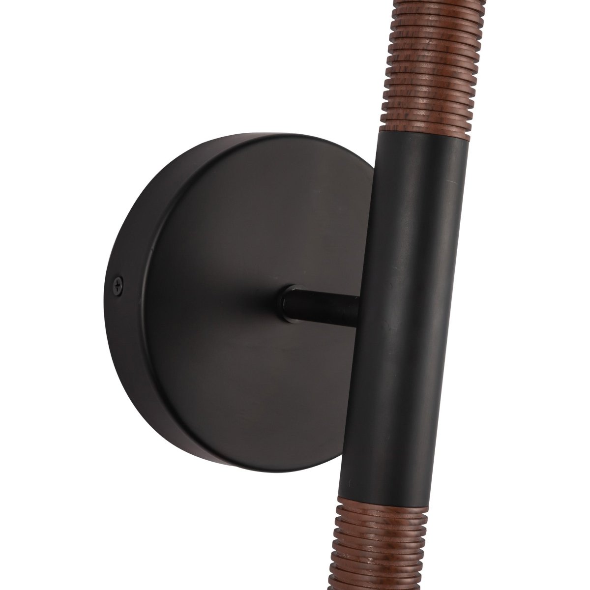 Murale Arden - Verre noir / opale mat 6" 22 1/2" by Alora Lighting | Luminaires & cie