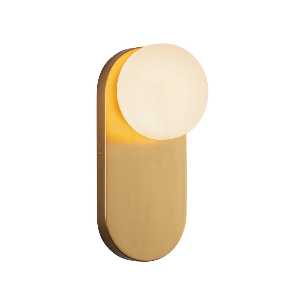 Murale Ariel - Gold - or / Verre d'Opale by Alora Lighting | Luminaires & cie