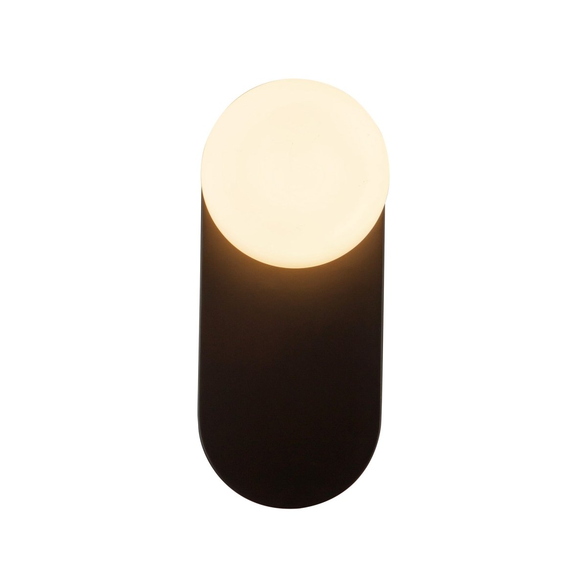 Murale Ariel - Verre noir / opale mat by Alora Lighting | Luminaires & cie