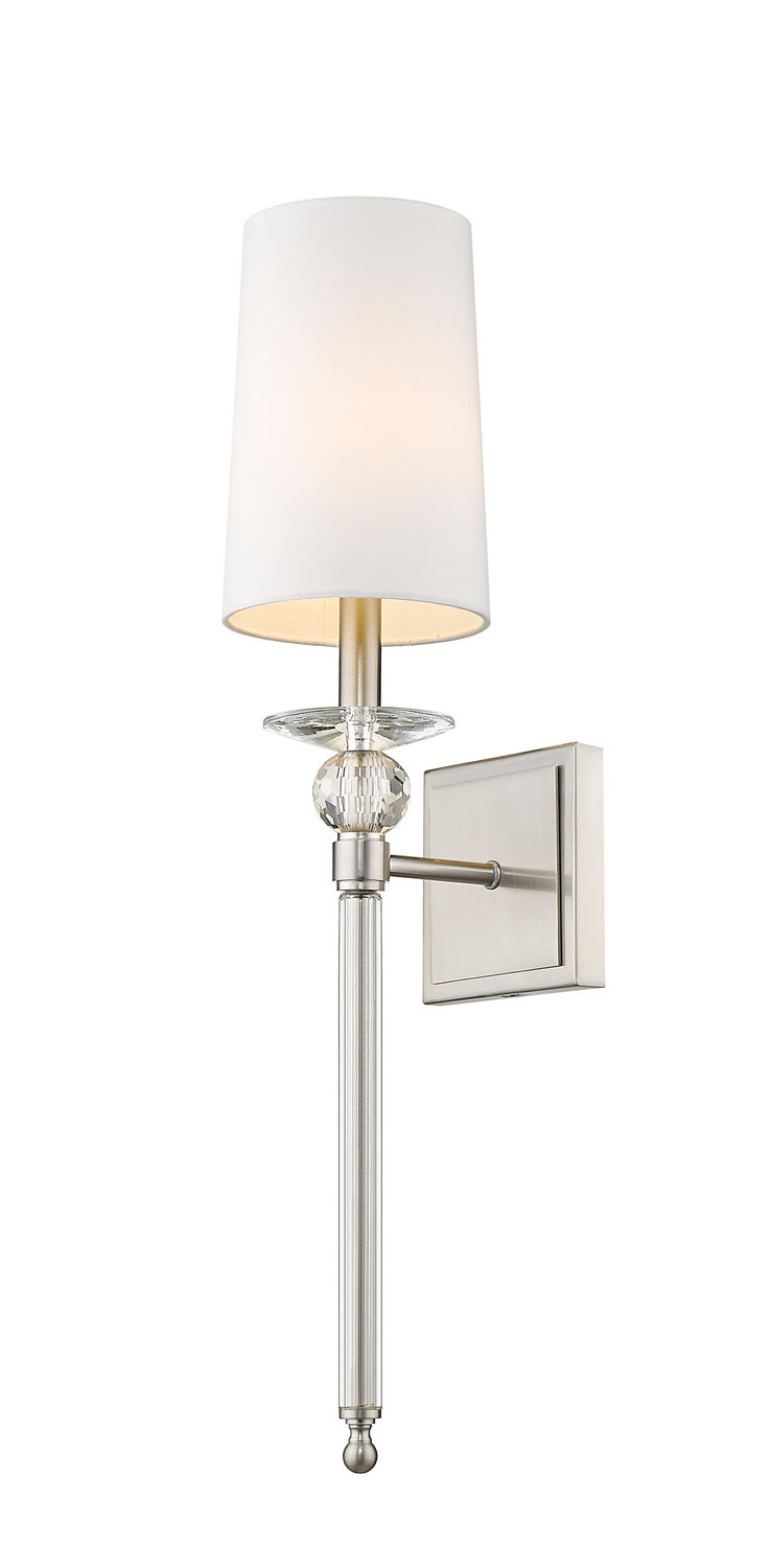 Applique murale Ava Nickel brossé, Blanc – Z-Lite
