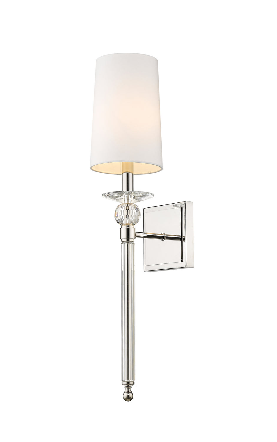 Applique murale Ava Nickel poli, Blanc – Z-Lite