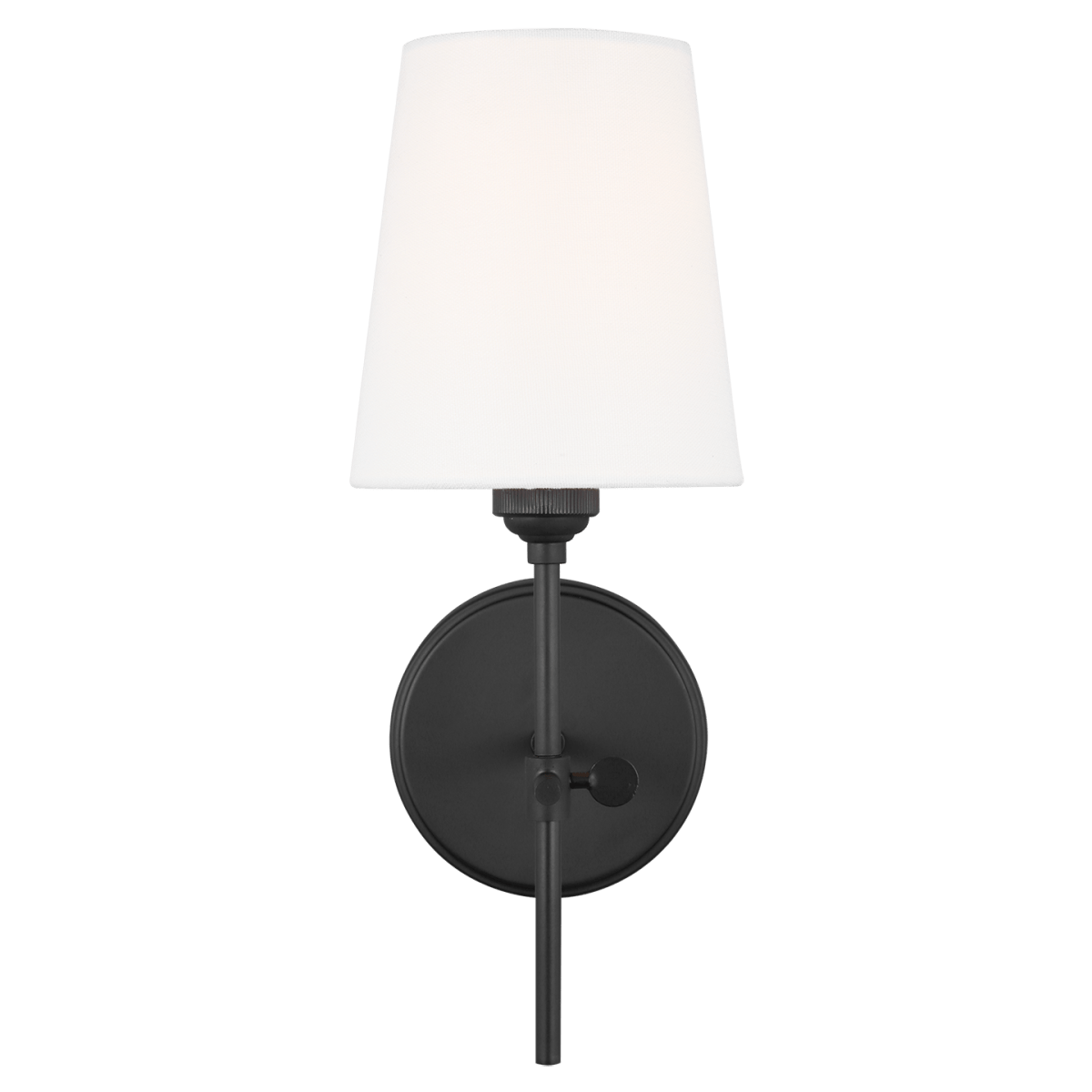 Murale Baker - Noir de minuit Lin blanc Ampoules DEL incluses by Visual Comfort Studio | Luminaires & cie