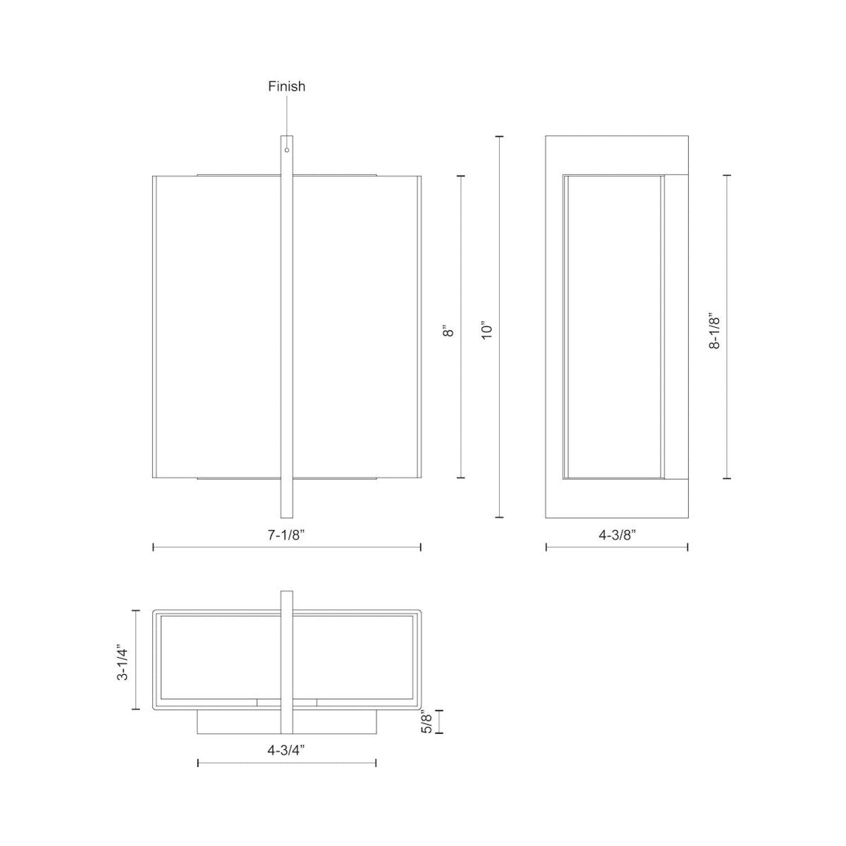 Murale Bengal - Or brossé by Kuzco Lighting | Luminaires & cie