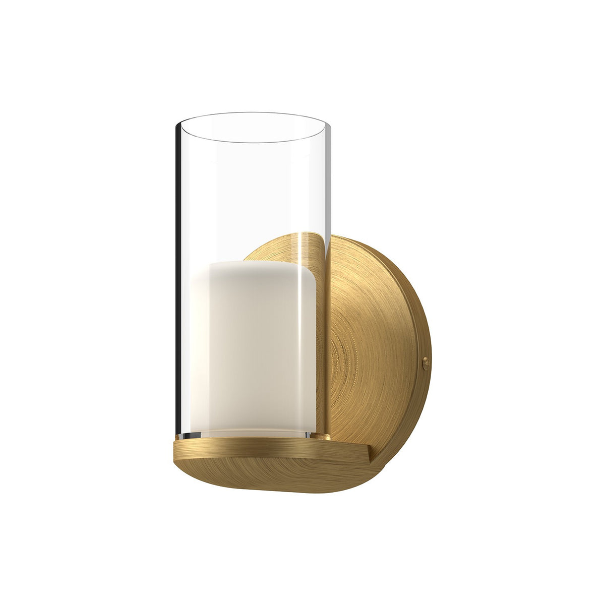 Applique murale Birch Or brossé/Transparent – Kuzco Lighting