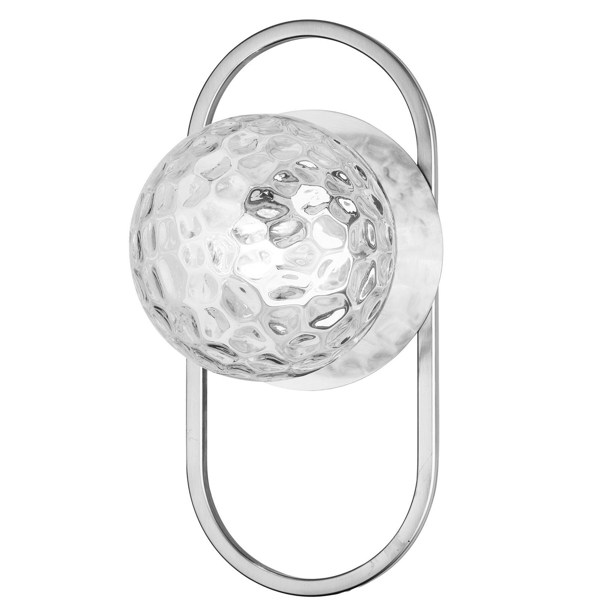 Applique murale Burlat 12", Chrome poli, Transparent – Dainolite
