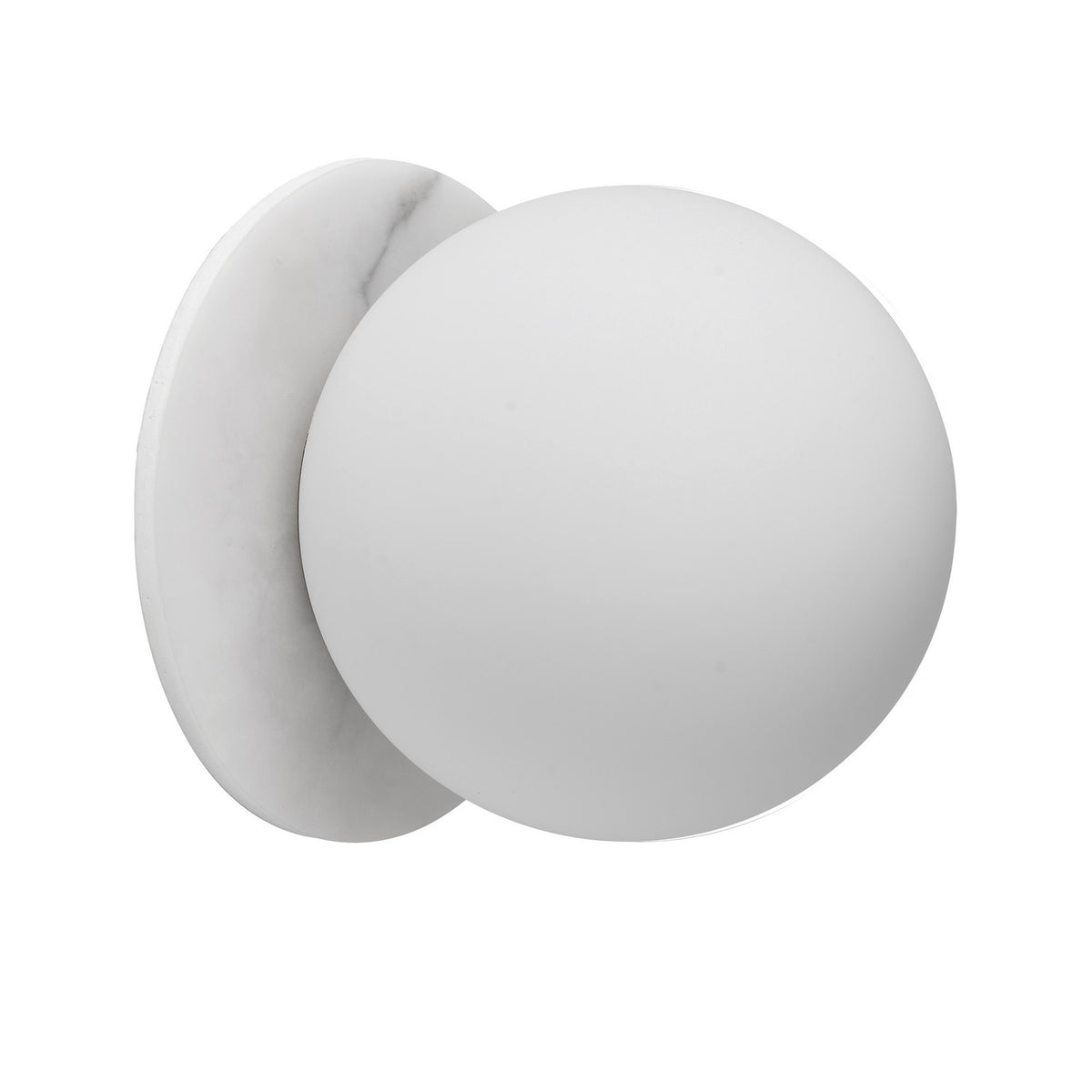 Applique murale Burlat 6", Alabâtre, Blanc – Dainolite