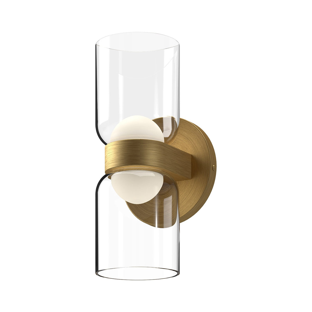 Applique murale Cedar Or brossé/Transparent, 10 3/4" – Kuzco Lighting