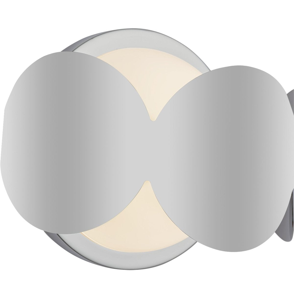 Murale Ciel - Chrome / Opale Verre by Kuzco Lighting | Luminaires & cie