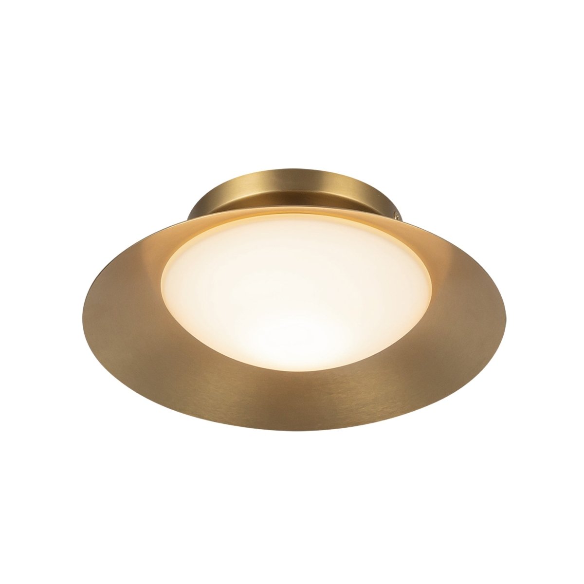 Murale Cleo - Gold - or / Verre d'Opale by Kuzco Lighting | Luminaires & cie