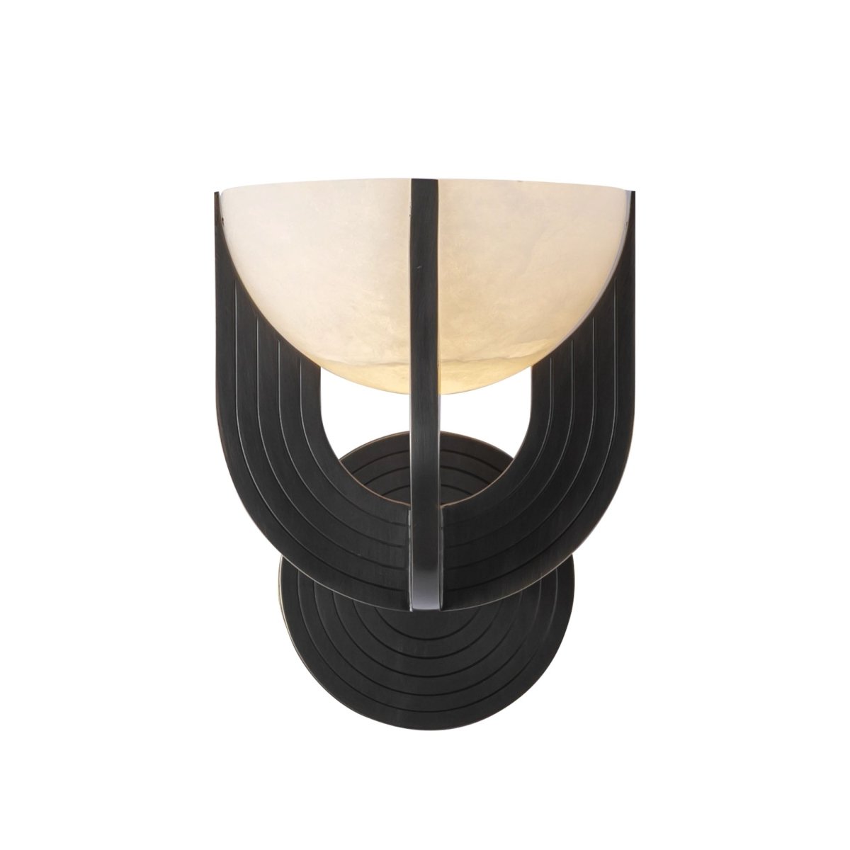 Murale Colette - Bronze / Albâtre urbain by Alora Lighting | Luminaires & cie