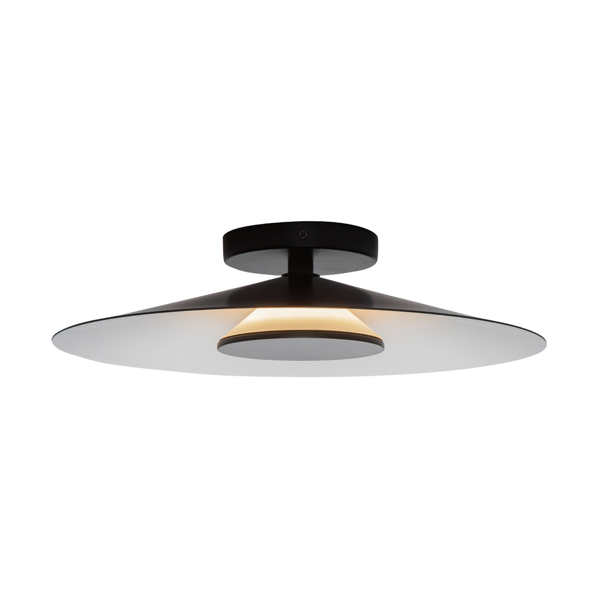 Semi-plafonnier Cruz Noir / Blanc – vue 5