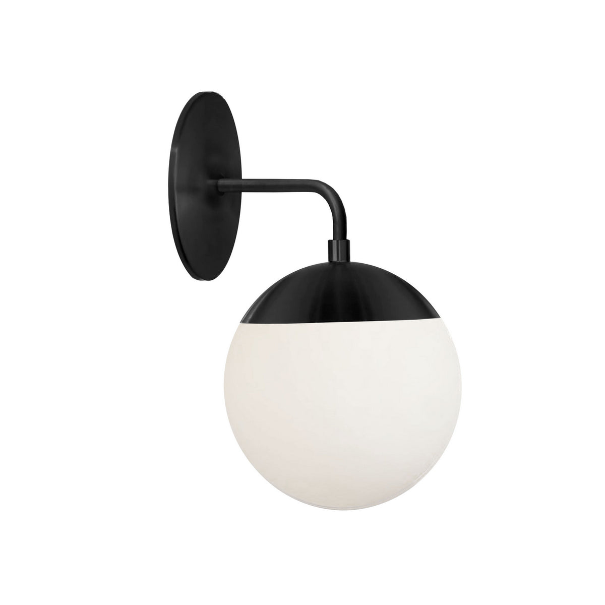 Applique à bras coudé Dayana Noir / Noir mat – Dainolite