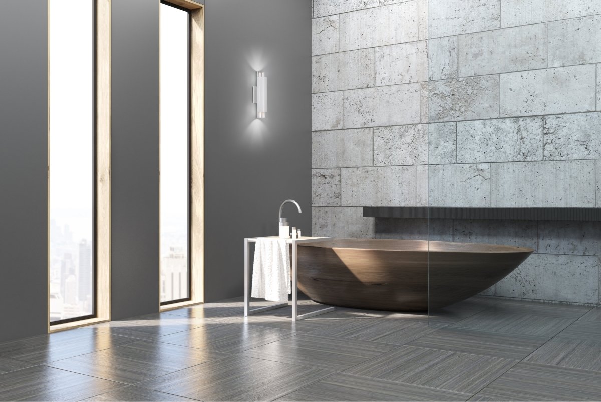 Murale Dela - Blanc / argent by Kuzco Lighting | Luminaires & cie